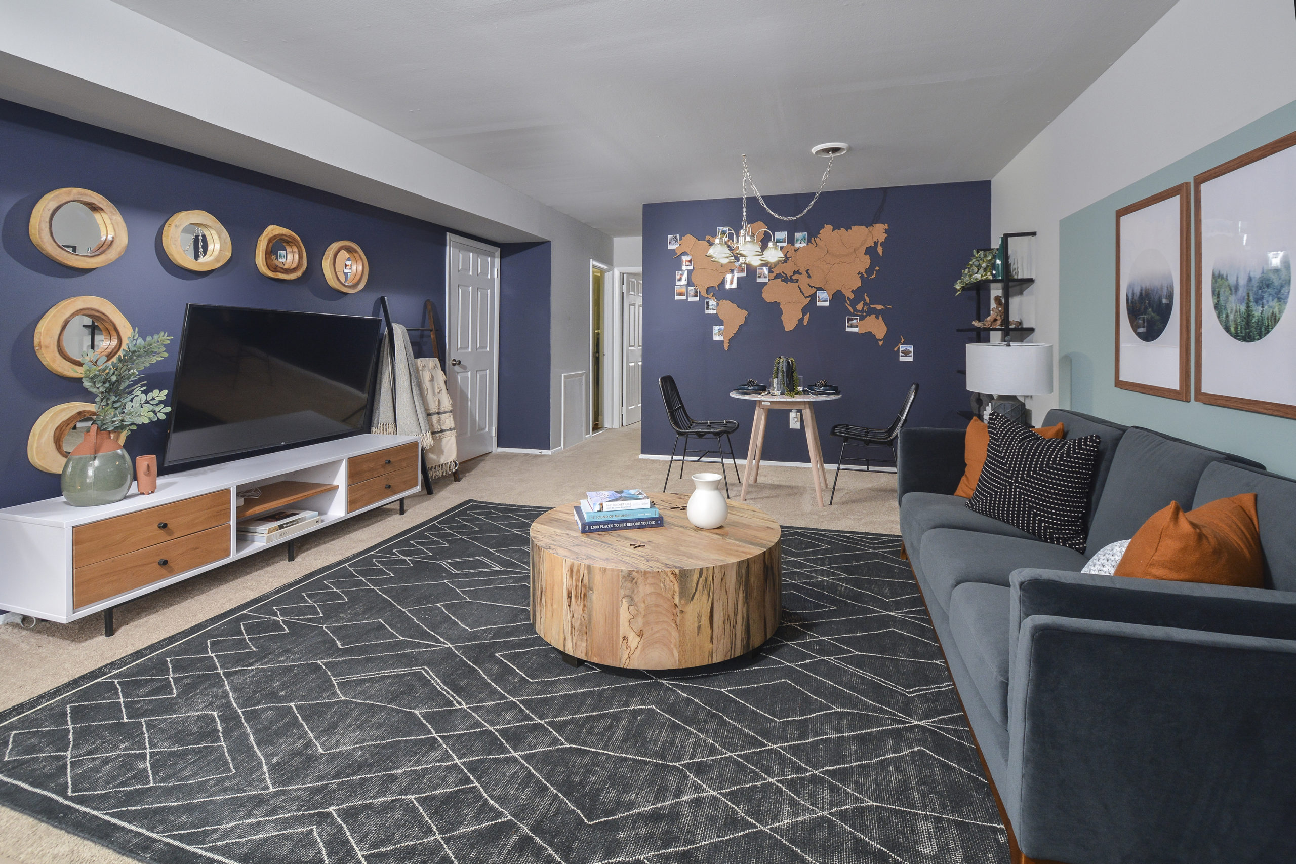 Living space at Heather Ridge