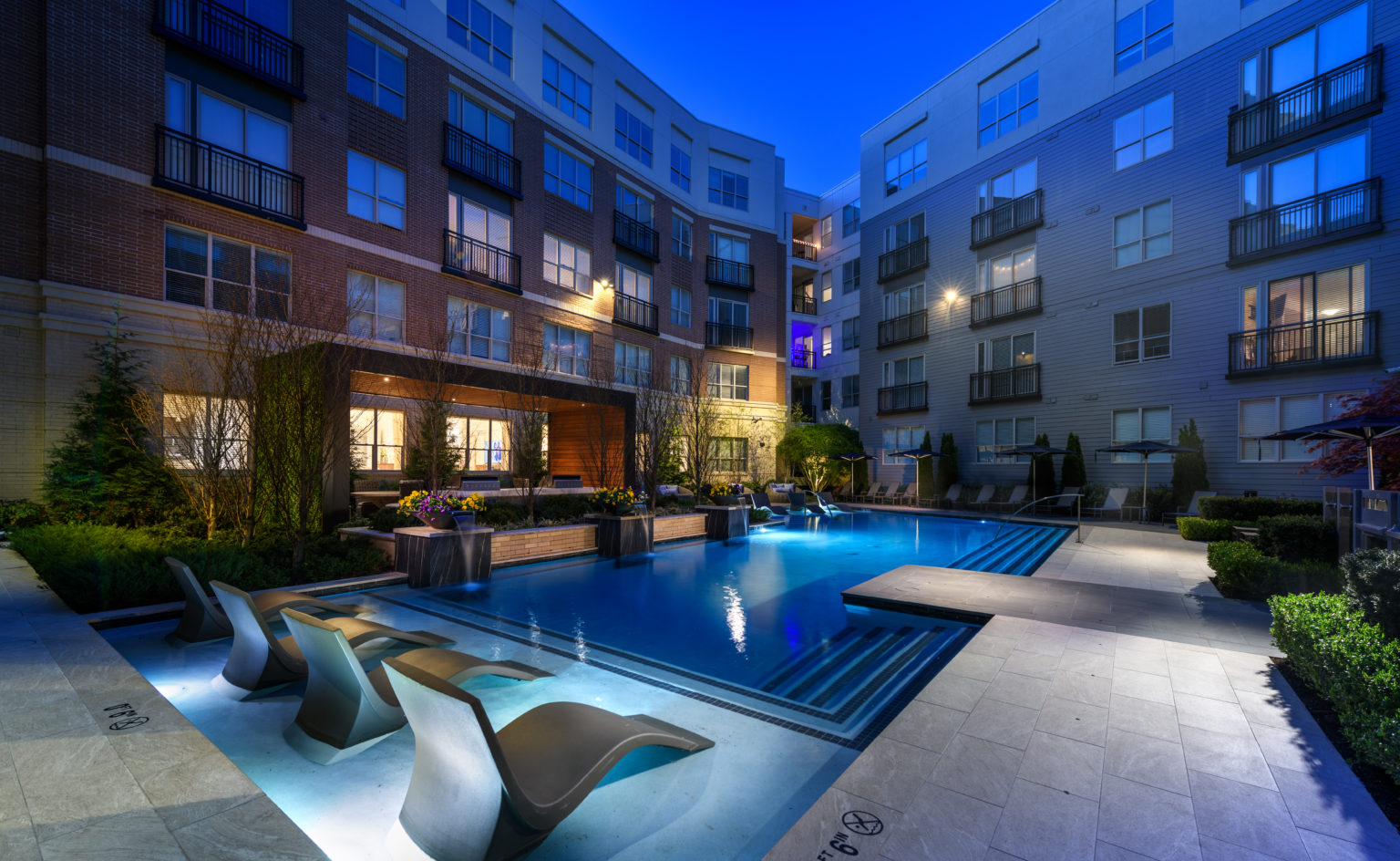 Outdoor pool at The Point at Exton