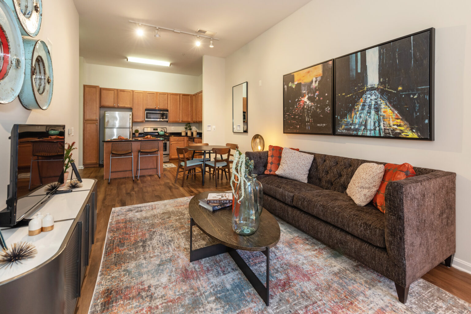 Modern apartment at The Point at Monroe Place