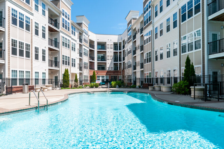 Outdoor pool at The Point at West Chester