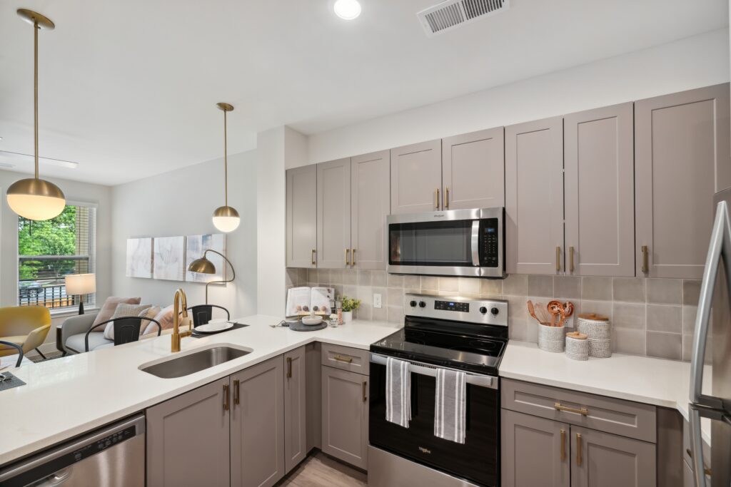 Modern kitchen at The Point at Fairfax